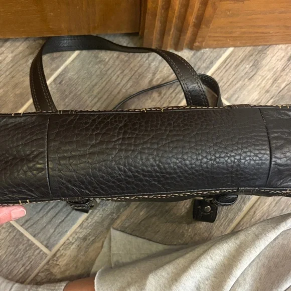 Coach Black Pebbled Leather Shoulder Bag D0851-F12339 Minimalist - Picture 12 of 15